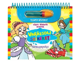 VARÁZSOLJ SZÍNEKET! - HAMUPIPŐKE (VÍZZEL TÖLTHETŐ ECSETTEL)