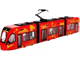 Városi villamos piros