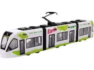 Városi villamos zöld