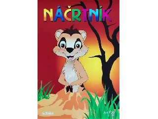 Vázlatfüzet, A4,  80 g, 20 lap, STEPA, fehér