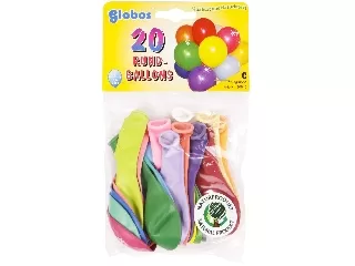 Vegyes lufi 20 darabos készlet - 23 cm