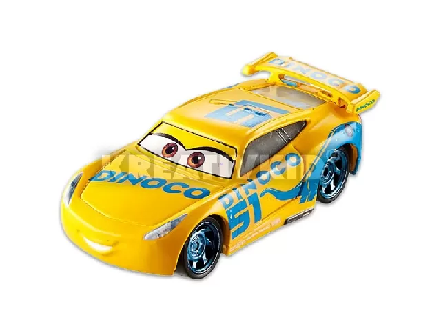 Verdák karakter kisautók Cruz Ramirez Dinoco színekben