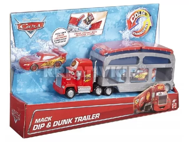 Verdák Mack kamion színváltós Villám McQueen-nel