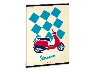 Vespa Feelings A/5 extra kapcsos füzet-négyzethálós
