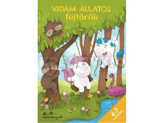 VIDÁM ÁLLATOS FEJTÖRŐK 4-7 ÉVESEKNEK