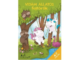 VIDÁM ÁLLATOS FEJTÖRŐK 4-7 ÉVESEKNEK