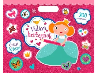 VIDÁM HERCEGNŐK - ÓRIÁS KIFESTŐ (200 MATRICÁVAL)