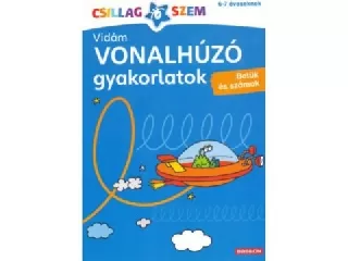 Vidám vonalhúzó gyakorlatok - Betűk és számok
