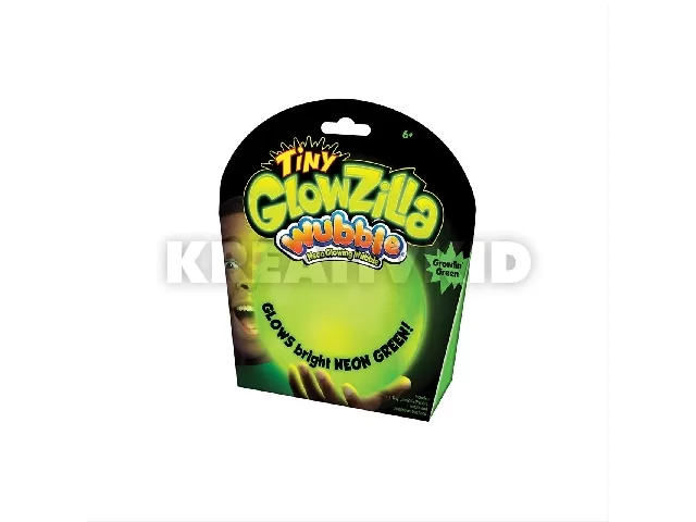 Világító Tiny Glowzilla Wubble, 30 cm - neon zöld