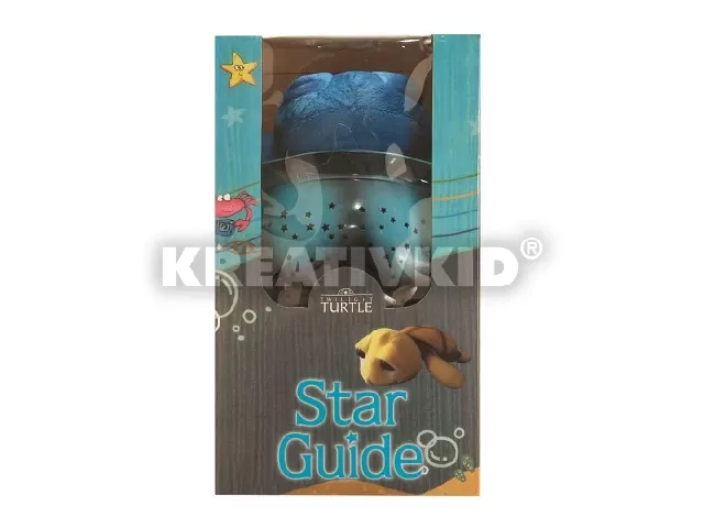 Világító zenélő teknős, kék