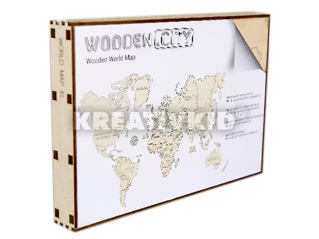 WOODEN CITY - VILÁGTÉRKÉP XL