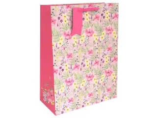 Virág mintás dísztasak - 33 x 45.5 cm