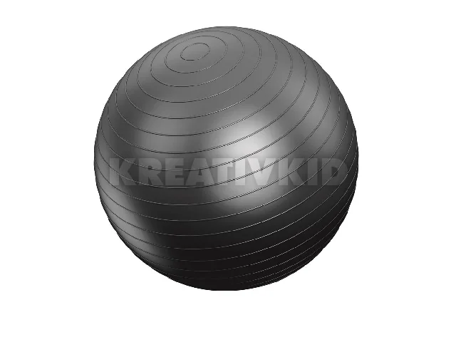 VivaFit Gimnasztikai labda 85 cm - szürke