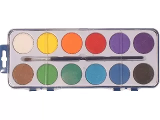 Vízfesték 12 darabos készlet