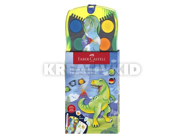 Vízfesték, 12 darabos, összeilleszthető, FABER-CASTELL