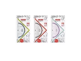 Vonalzó háromszög my.pen 16 cm