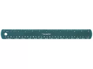 Vonalzó, iskolai, 30 cm, FISKARS, kék csillámos