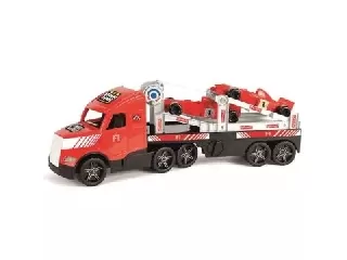 Wader: Magic Truck Action F1 autószállító kamion versenyautókkal - 79 cm