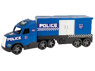 Wader: Magic Truck sötétben világító rendőrkamion - 81 cm