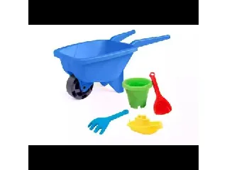 Wader: Talicska homokozó készlettel - kék