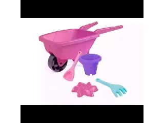 Wader: Talicska homokozó készlettel - rózsaszín