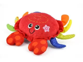 Winfun: Rák zenélő-táncoló plüss bébijáték
