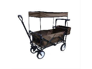 Wonderland összecsukható kerti kocsi, fedett, 130x53x100 cm