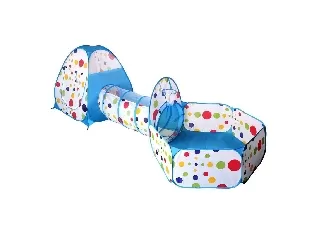 Wonderland sátrak és alagút pöttyös medencével