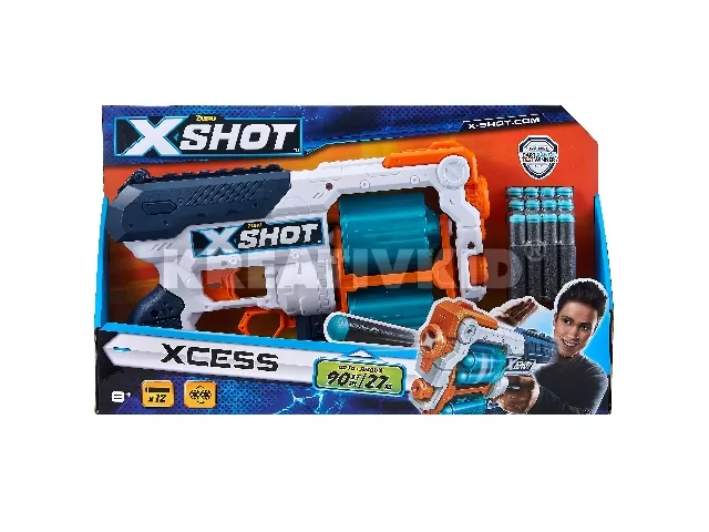 X-Shot: XCess duplatáras szivacslövő fegyver