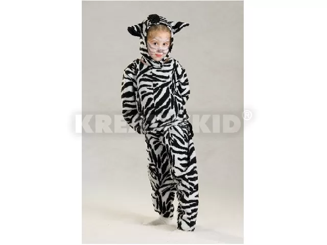 Zebra farsangi jelmez M-es méretben