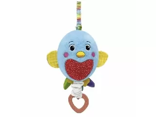 ZENÉLŐ PLÜSS MADÁRKA KISÁGYRA