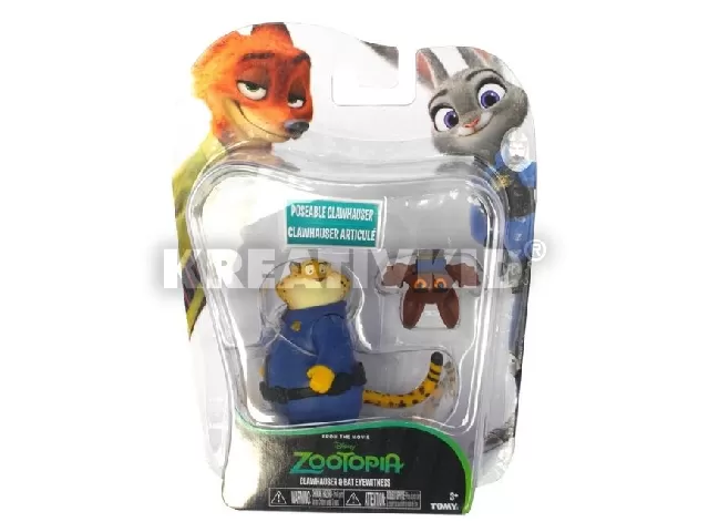 Zootropolis - Állati nagy balhé, alapfigurák: Clawhauser és denevér szemtanu