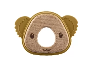 Zopa rágóka szilikon Koala mustársárga