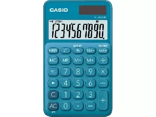 Zsebszámológép, 10 számjegy, CASIO 