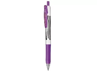 Zseléstoll, 0,33 mm, nyomógombos, csíkos test, ZEBRA 