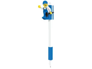 Zseléstoll, 0,7 mm, kupakos, mini figurával, LEGO, kék
