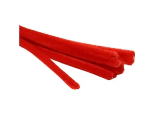 Zsenilia drót 20 db 7mmx300mm piros