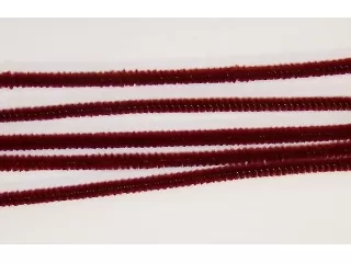 Zsenília drót 30cm 10 db/cs bordó