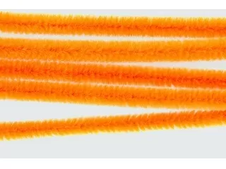 Zsenília drót 30cm 10 db/cs narancssárga