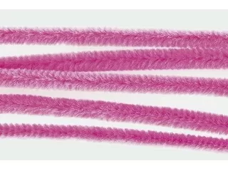 Zsenília drót 30cm 10 db/cs rózsaszín