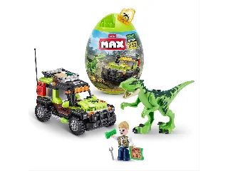 Zuru MAX Dino Adventure dinó tojás kapszula, 252 db-os