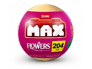 Zuru: Max építőjáték, szálas virágok - 204 darabos