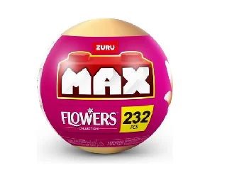 Zuru: Max építőjáték, szálas virágok - 232 darabos